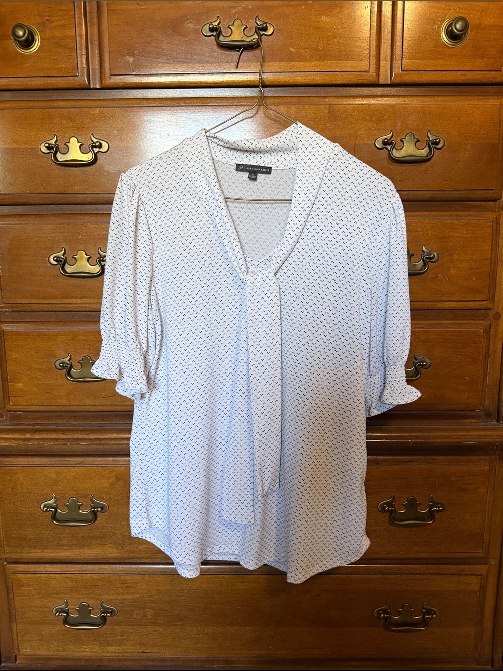 Adrianna Papell White Blouse